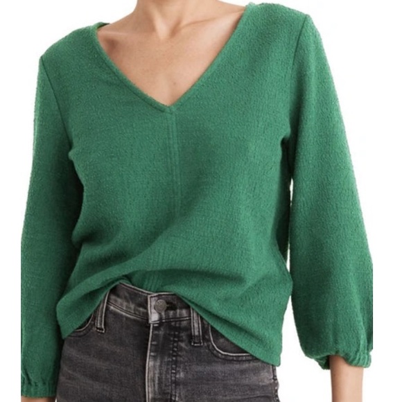 MADEWELL TEXTURE & THREAD  LONG SLEEVE TOP - Picture 3 of 15